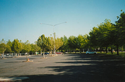 Bunda Street car park. Cooyong Street at right.