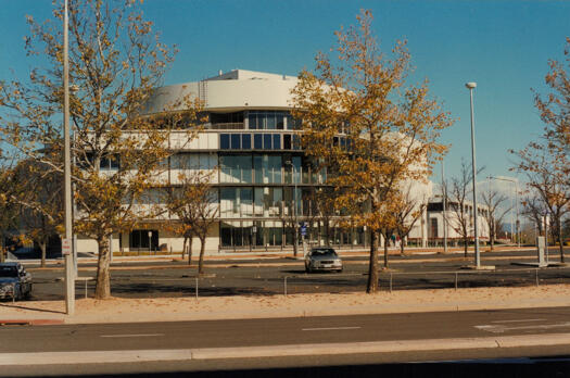 Magistrates Court from West Row across London Circuit