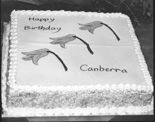 Canberra Day Oration 2002. Canberra birthday cake