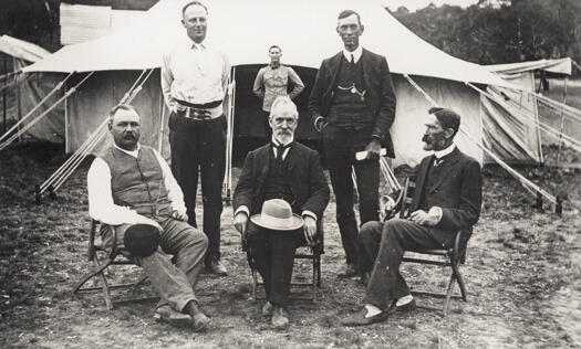 Visitors at Canberra Camp