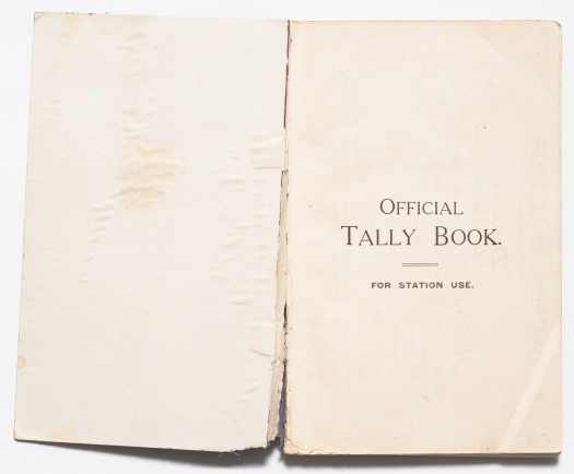 1912 Duntroon Tally Book title page