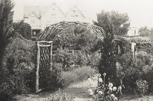 Duntroon: gardens. House in distance.