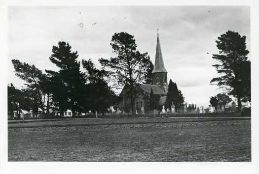 St John's Church from the east, probably from Church Lane