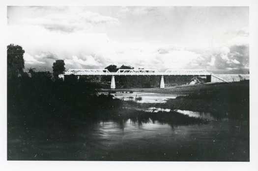 Three spans of the Commonwealth Bridge over the Molonglo River