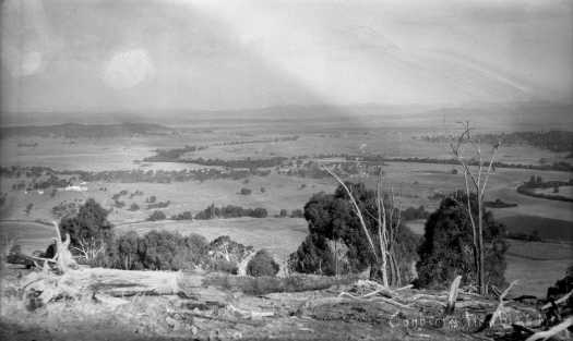 View from Black Mountain over Acton and the Molonglo River to the south east