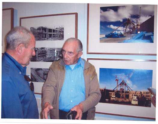 Celebrating the 20th anniversary of the opening. Unnamed and Alfred Chambers.