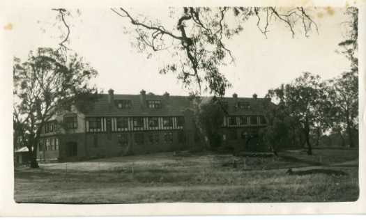 Mock tudor Grammar School building near Red Hill c1920s