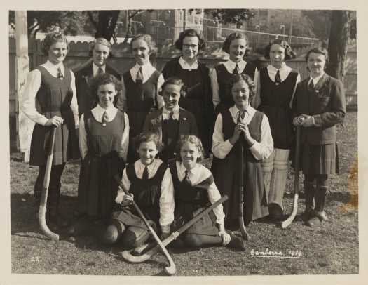 Pat Tillyard is in the centre of the middle row.