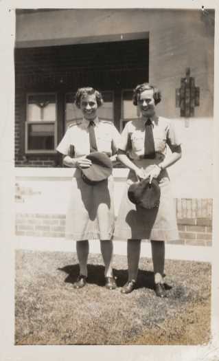 Pat left) and Hope (right).