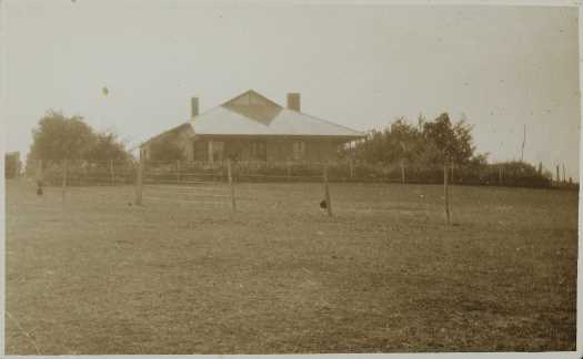 Fassifern homestead taken from the front, looking up.