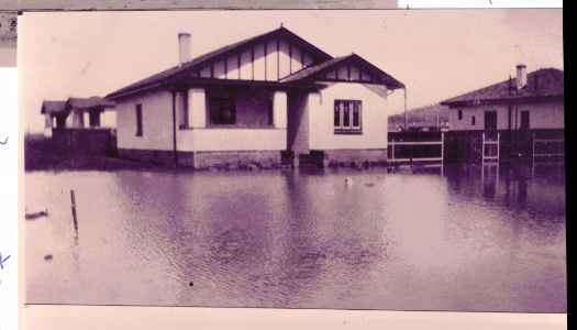 Water is right up to the house.
