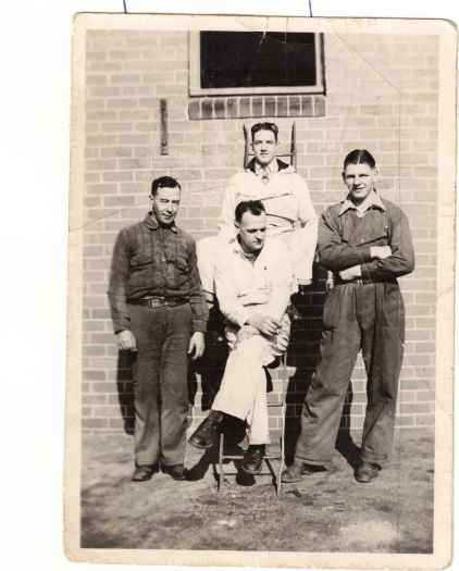 Front: Ashworth, Brill and Paynting (seated). Benson standing at rear.