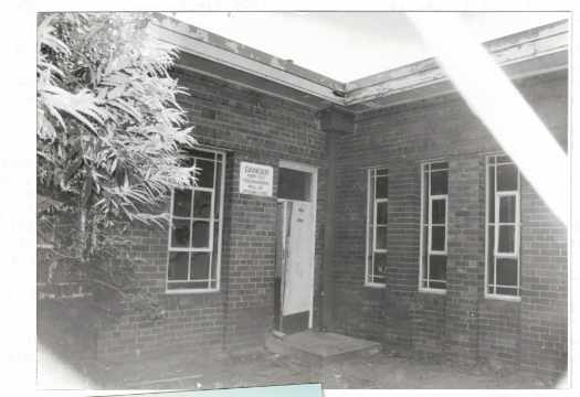 Side entrance.