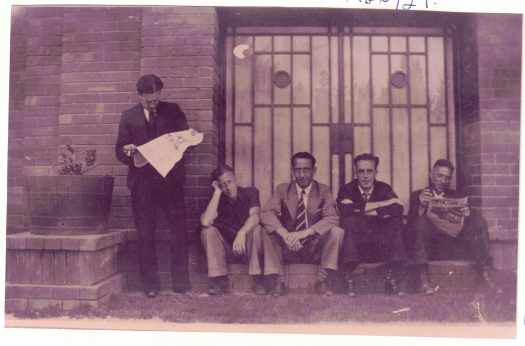 John Eyre, Stan Green, Bob Miller, Charles Chandler, Dave Eldridge.