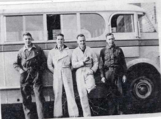 L to R: Eric Paynting, Stan Brill, Jack Benson, Ted Ashworth.